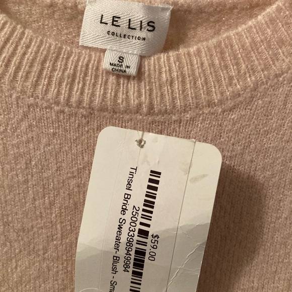 Le Lis Blush Sweater with Embroidery - Picture 4 of 4